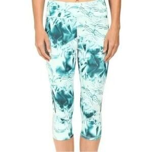 NEW Adidas Performance Supernova Climalite Capri Leggings XL Vapor Green Teal